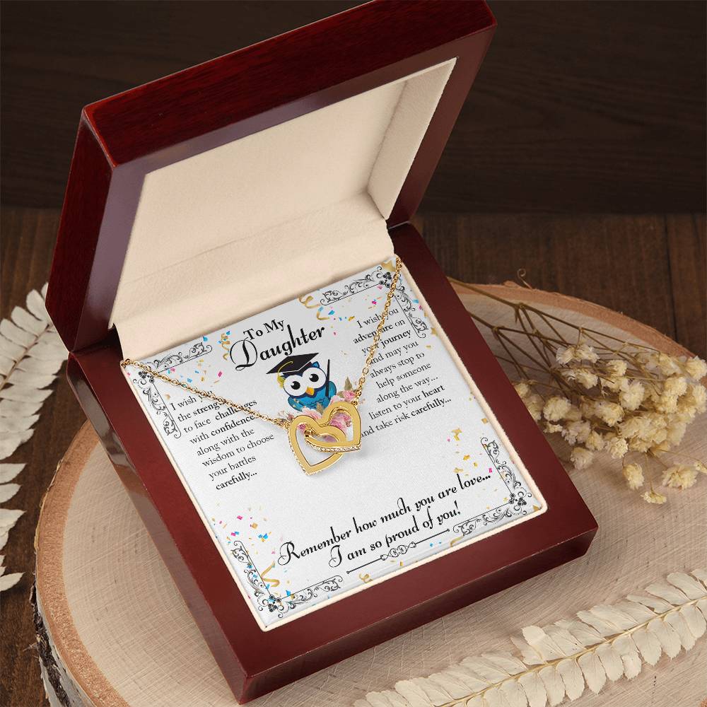 Interlocking Hearts Necklace to Daughter