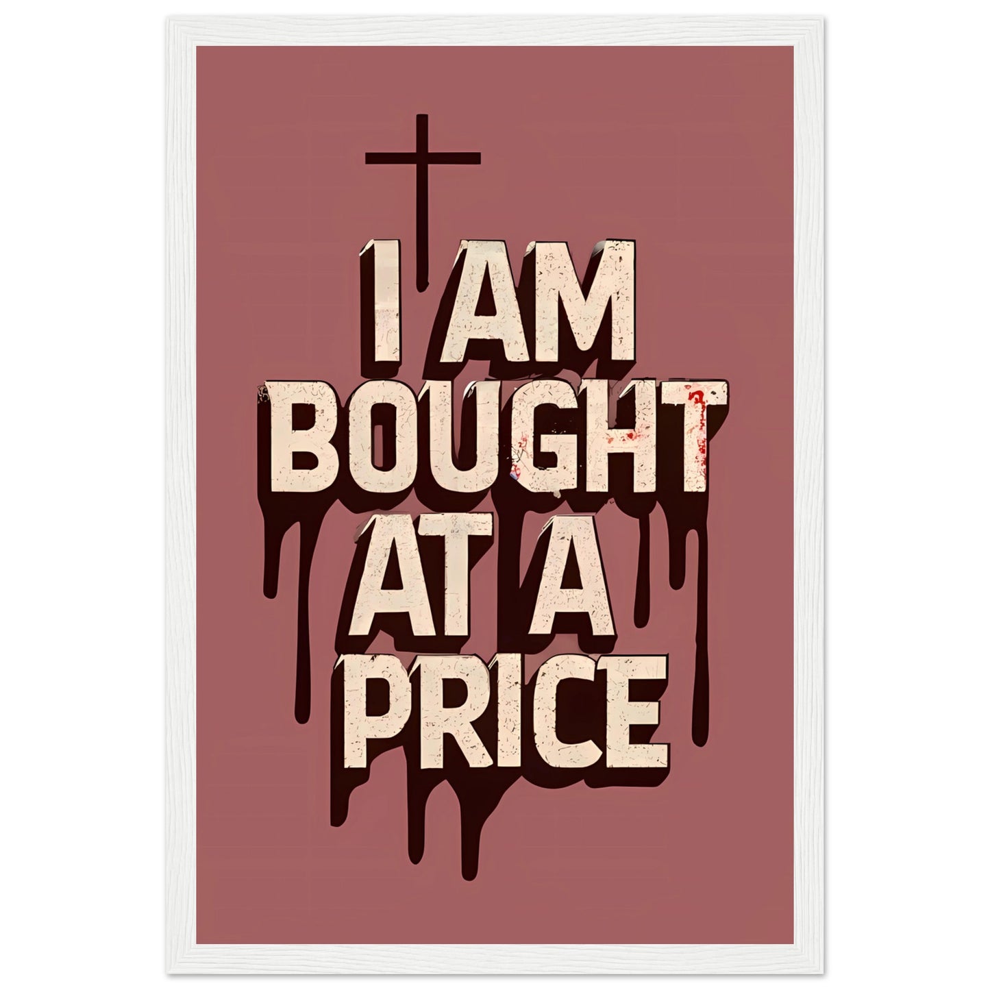 I am Bought at a Price Framed Print