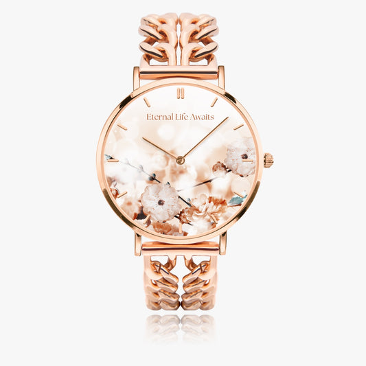 Eternal Life Await Hollow Out Strap Quartz Watch