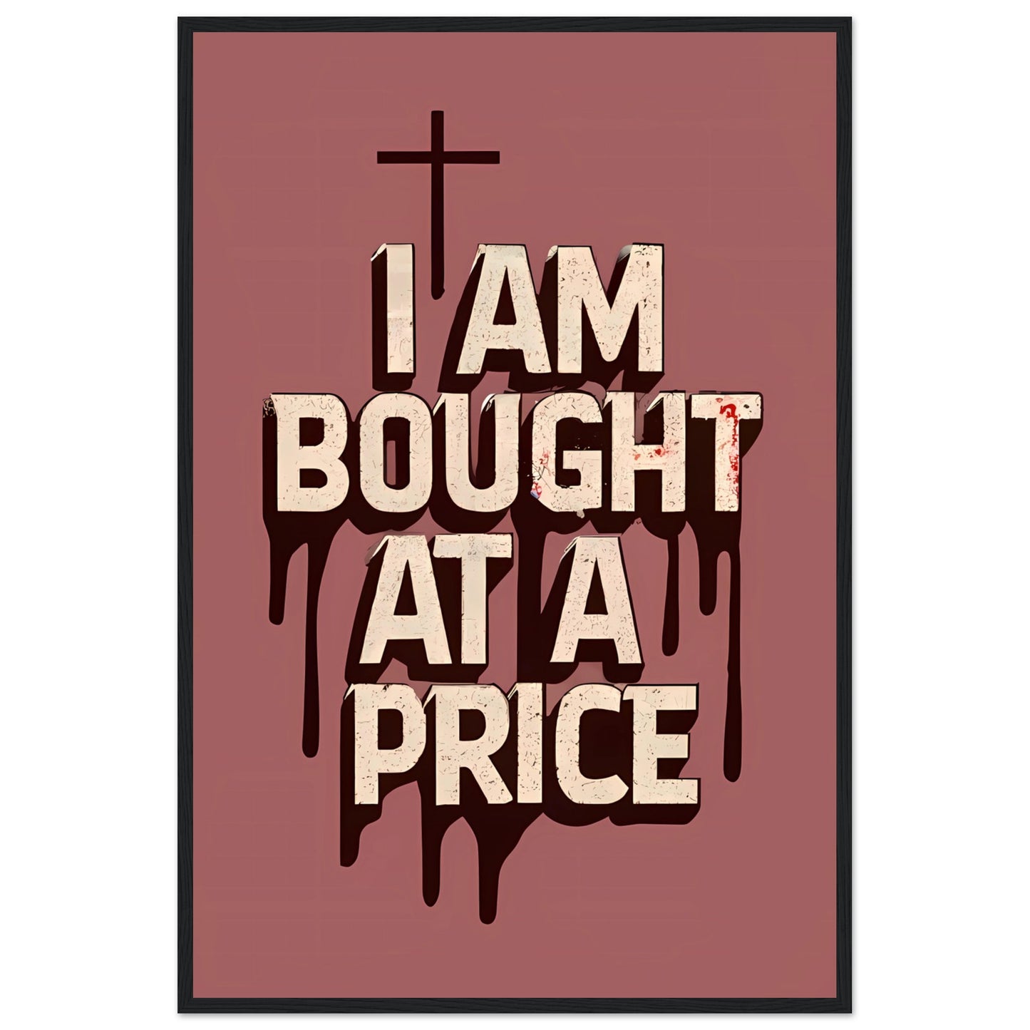 I am Bought at a Price Framed Print