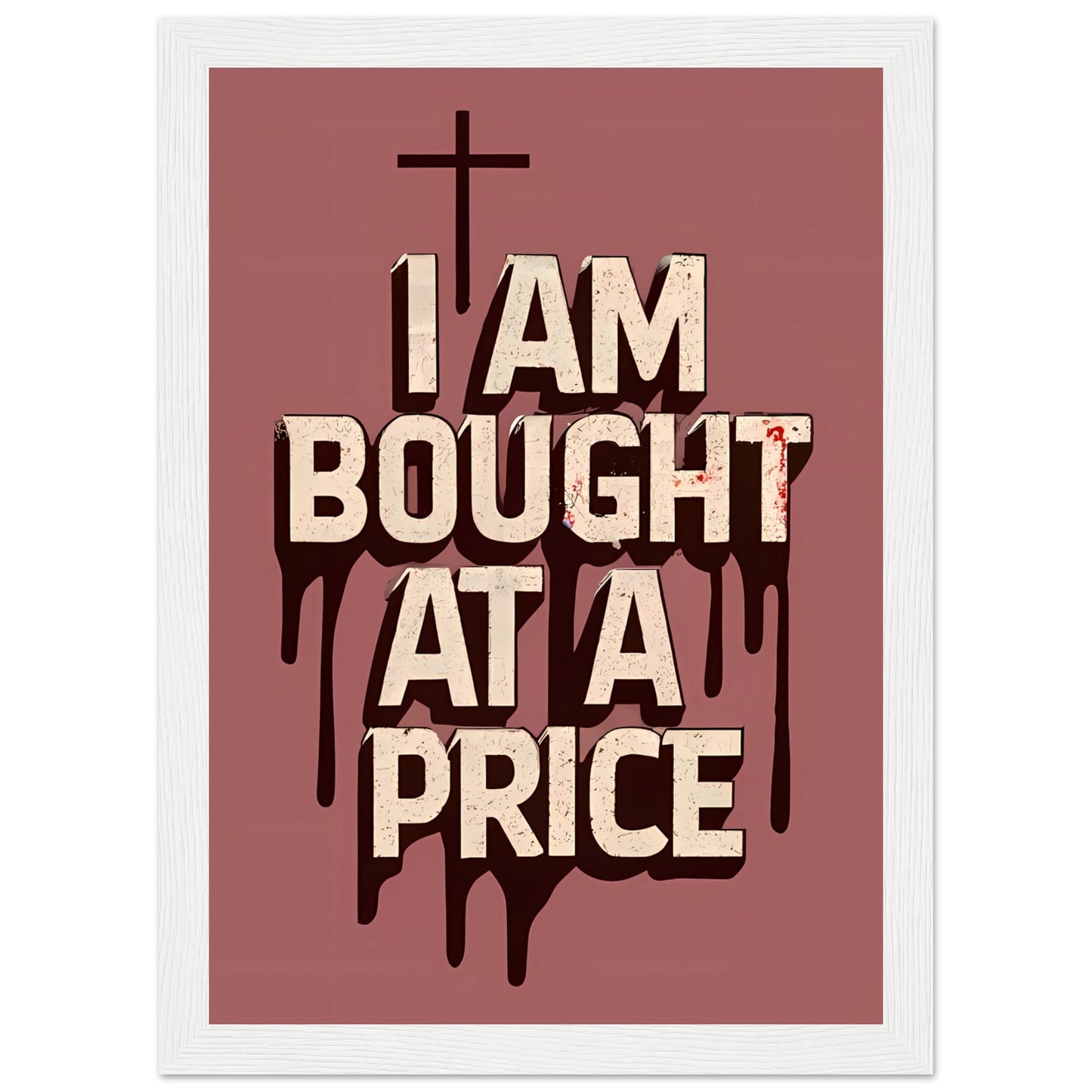 I am Bought at a Price Framed Print