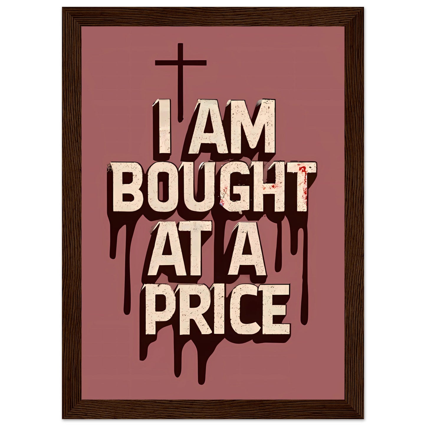 I am Bought at a Price Framed Print