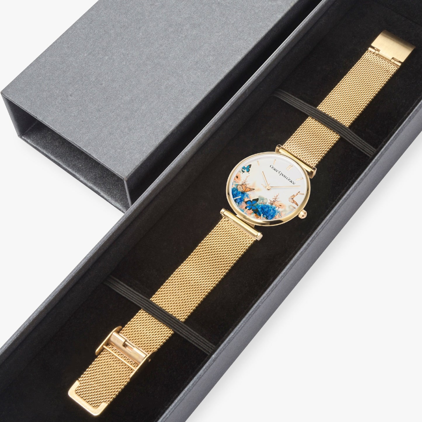 Grace Upon Grace Floral Quartz Watch