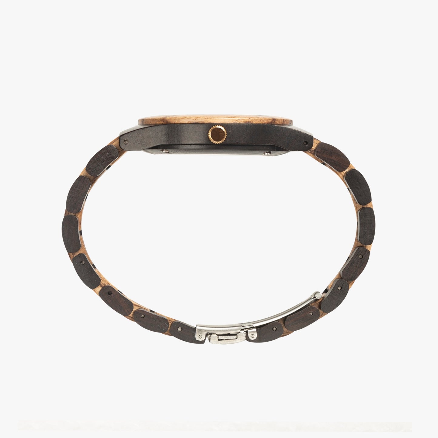 Divine Radiance: Wooden Cross Watch