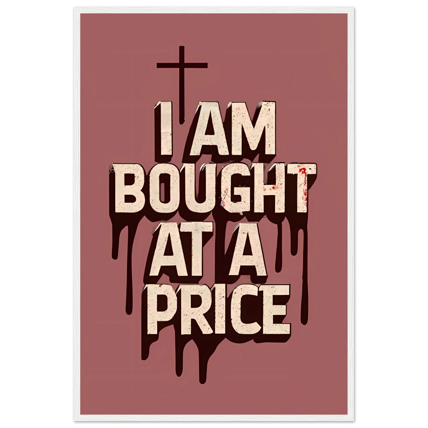 I am Bought at a Price Framed Print