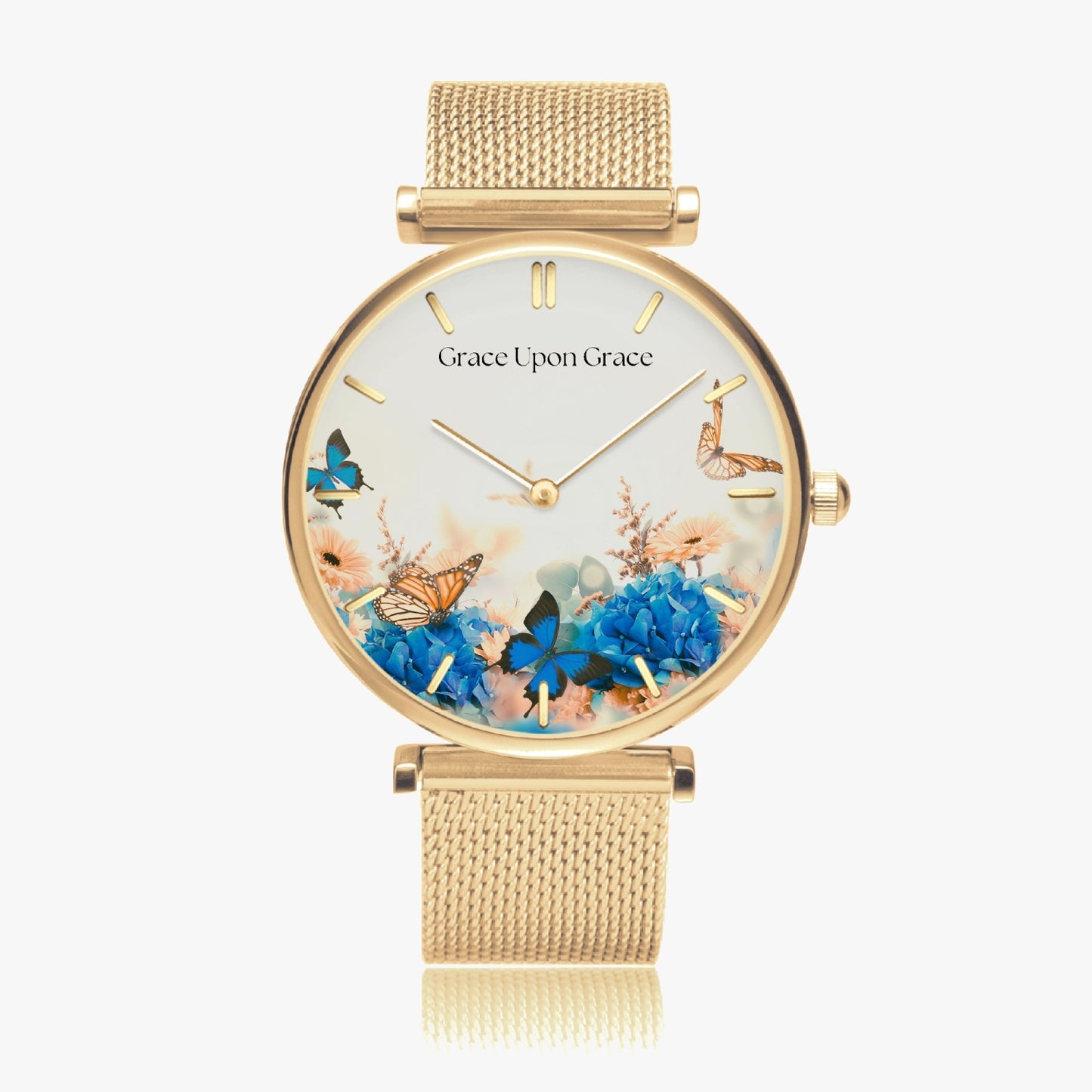 Grace Upon Grace Floral Quartz Watch