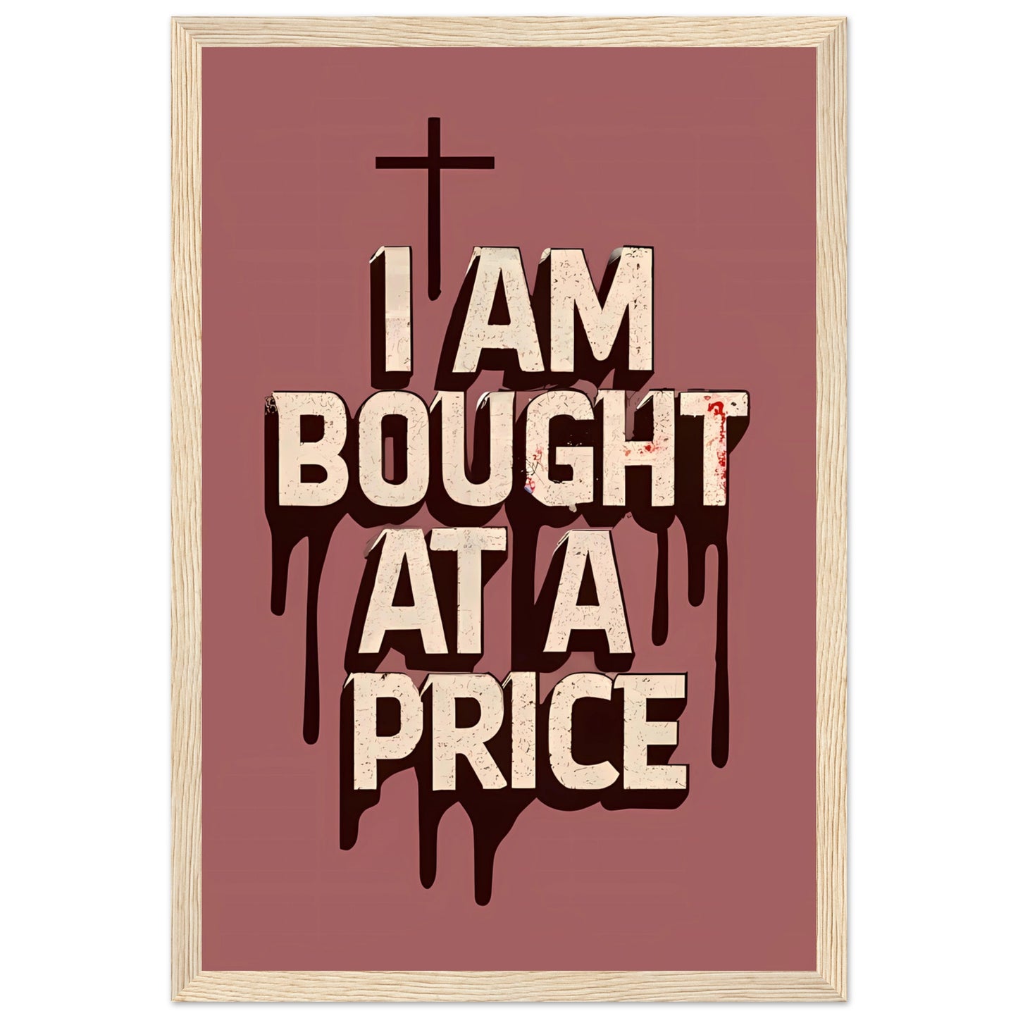 I am Bought at a Price Framed Print
