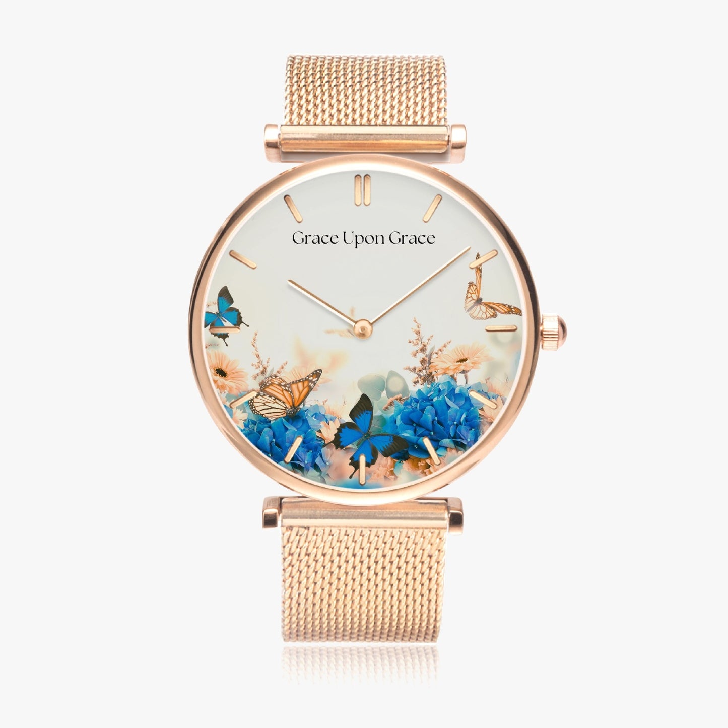 Grace Upon Grace Floral Quartz Watch