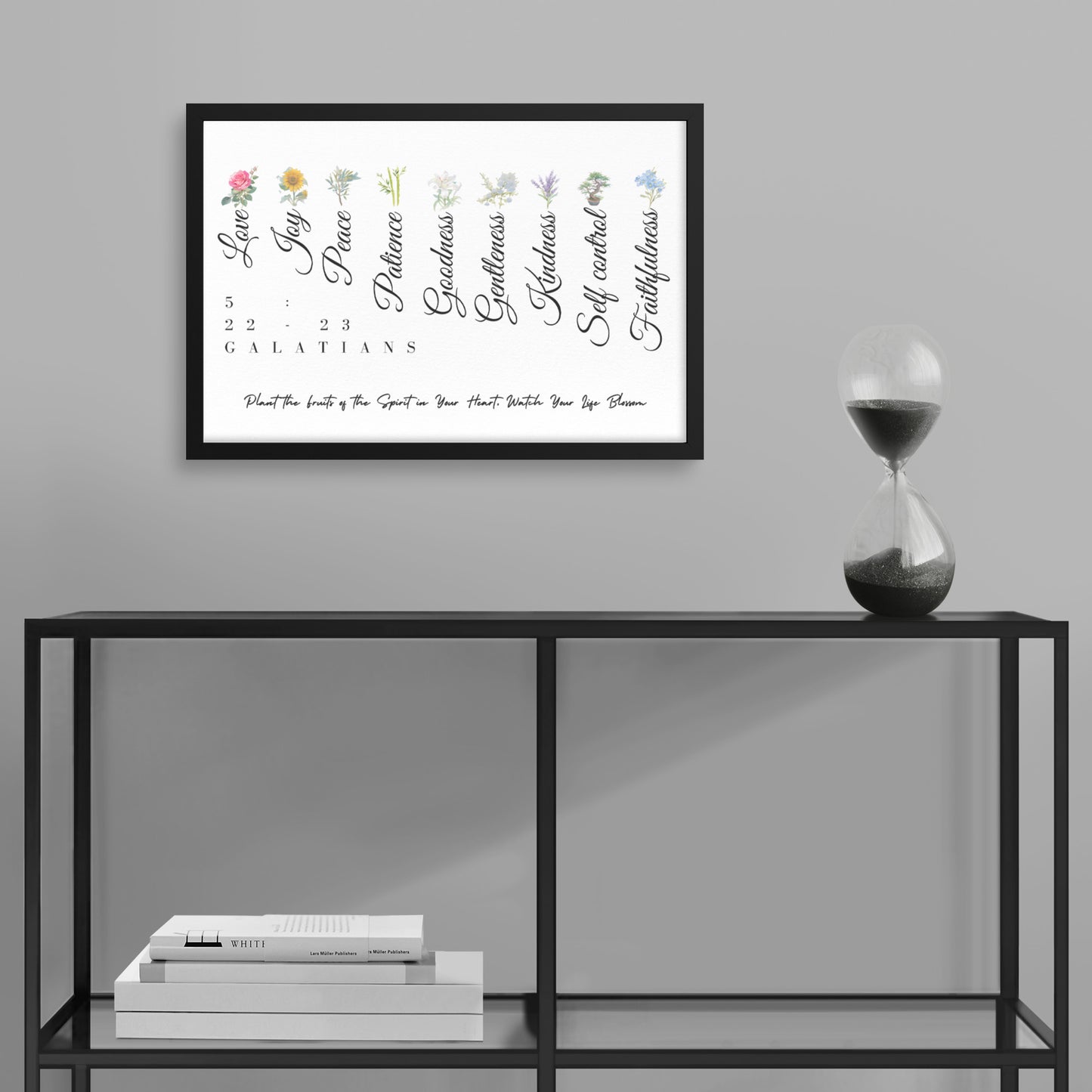 Fruits of the Spirit Galatians 5:22–23 Art Print