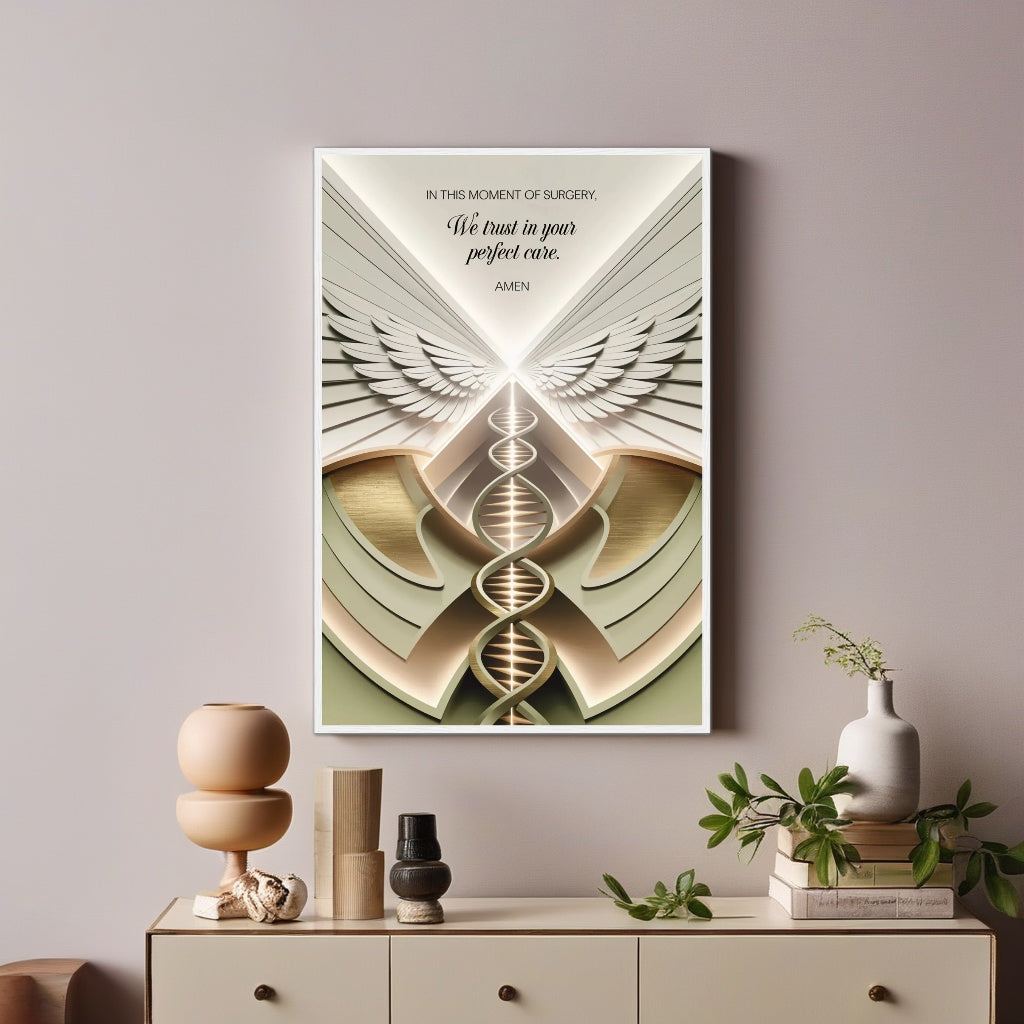 Surgery Prayer Wall Art | Medical Office Faith Decor – Lafia Craft