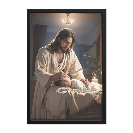 The Gentle Shepherd Isaiah 40:11 Framed Print