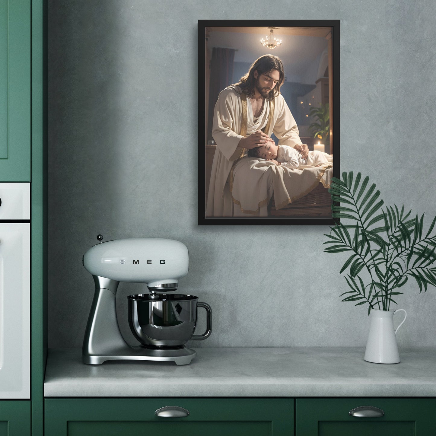 The Gentle Shepherd Isaiah 40:11 Framed Print