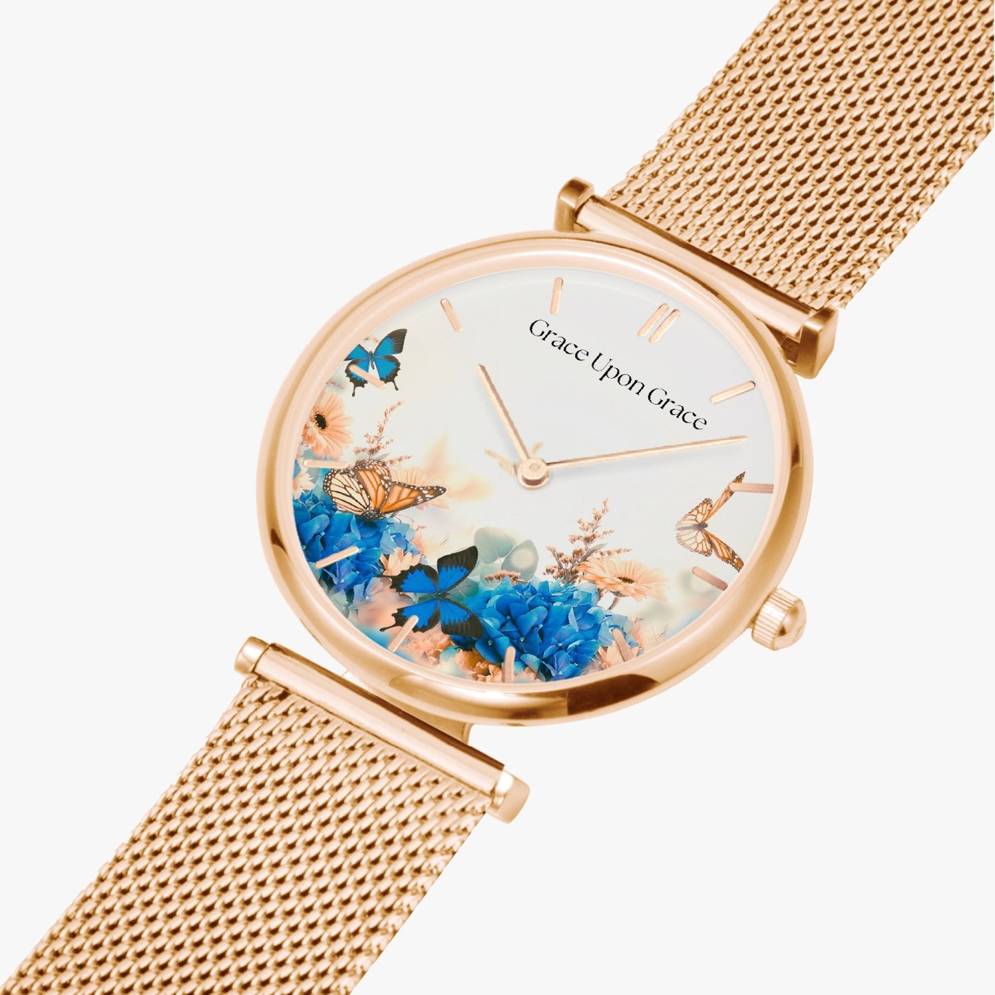 Grace Upon Grace Floral Quartz Watch
