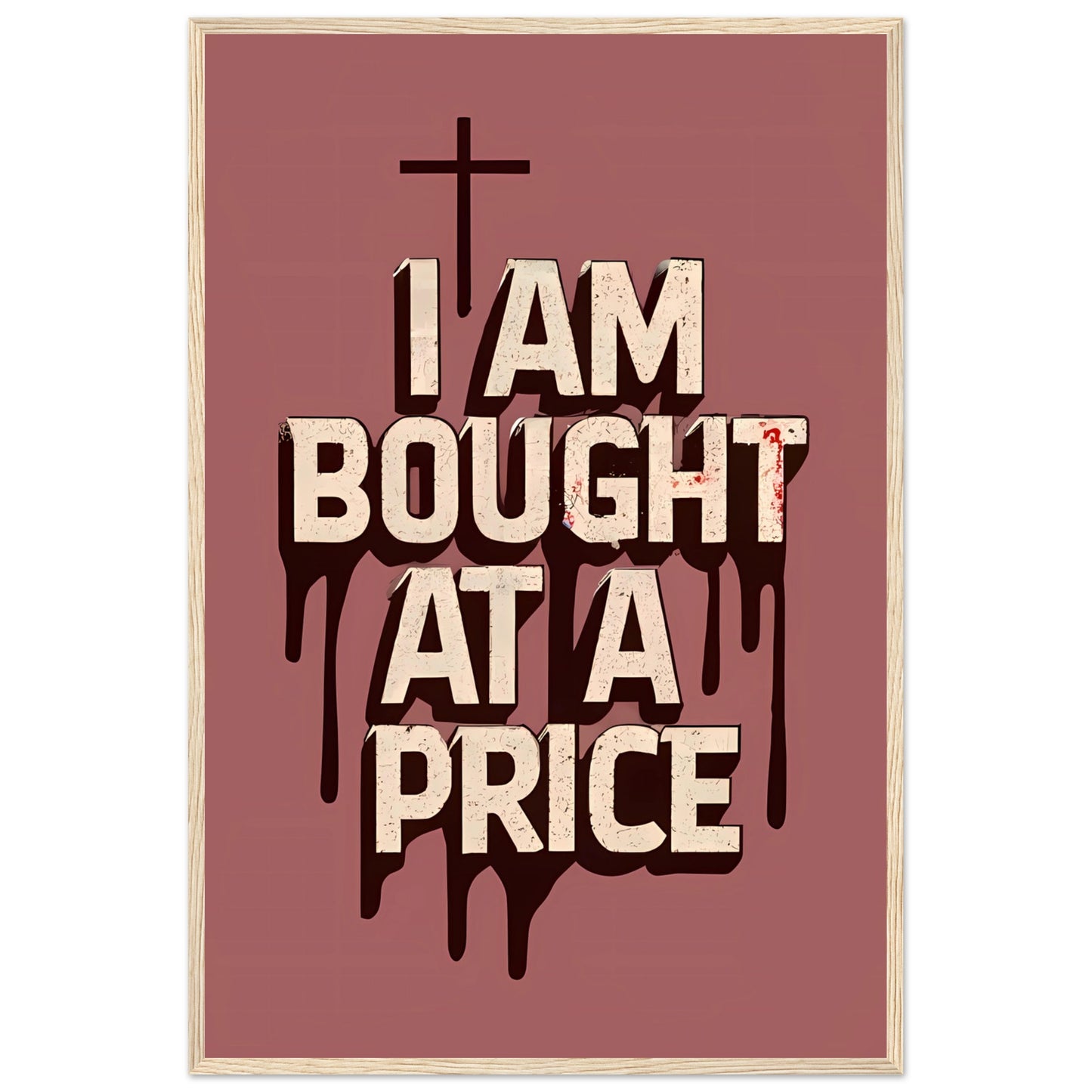 I am Bought at a Price Framed Print