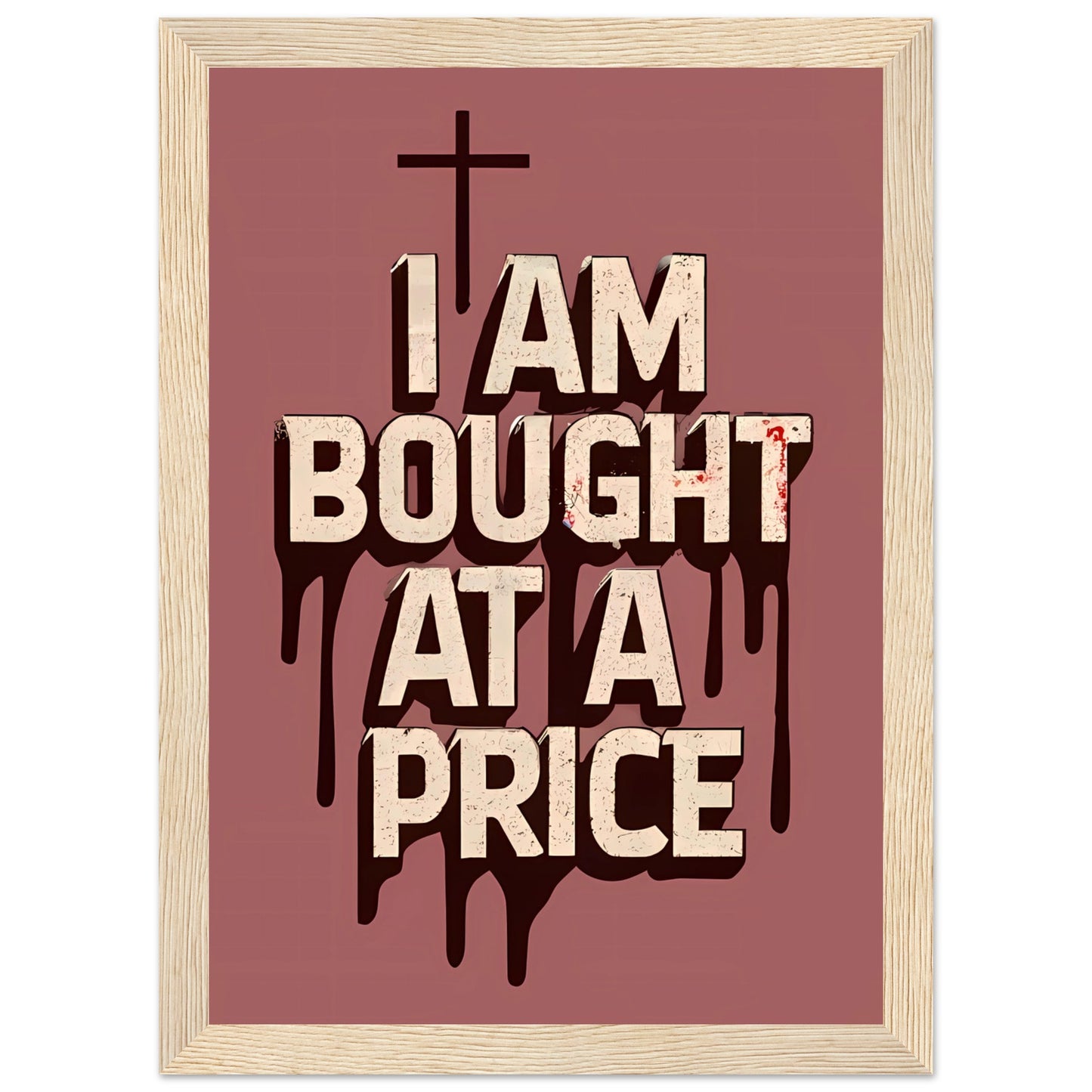 I am Bought at a Price Framed Print