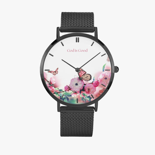 God is Good Stainless Steel Quartz Watch